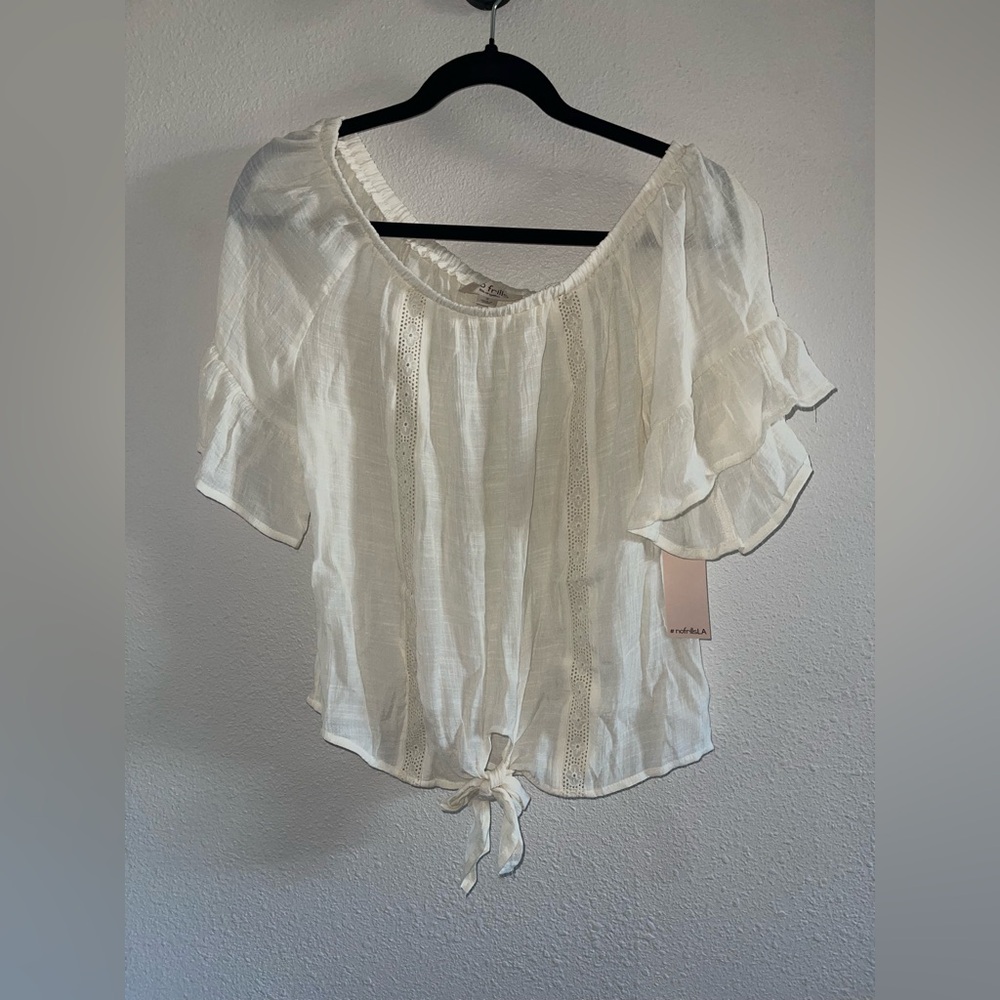 No Frills Off the Shoulder Top NWT